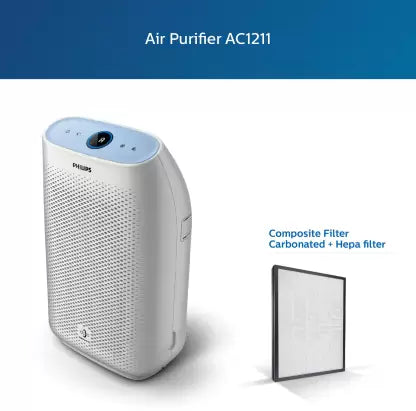 PHILIPS AC1211/20 Portable Room Air Purifier  (White)(OPEN BOX) PHILIPS AC1211/20 Portable Room Air Purifier  (White)(OPEN BOX)